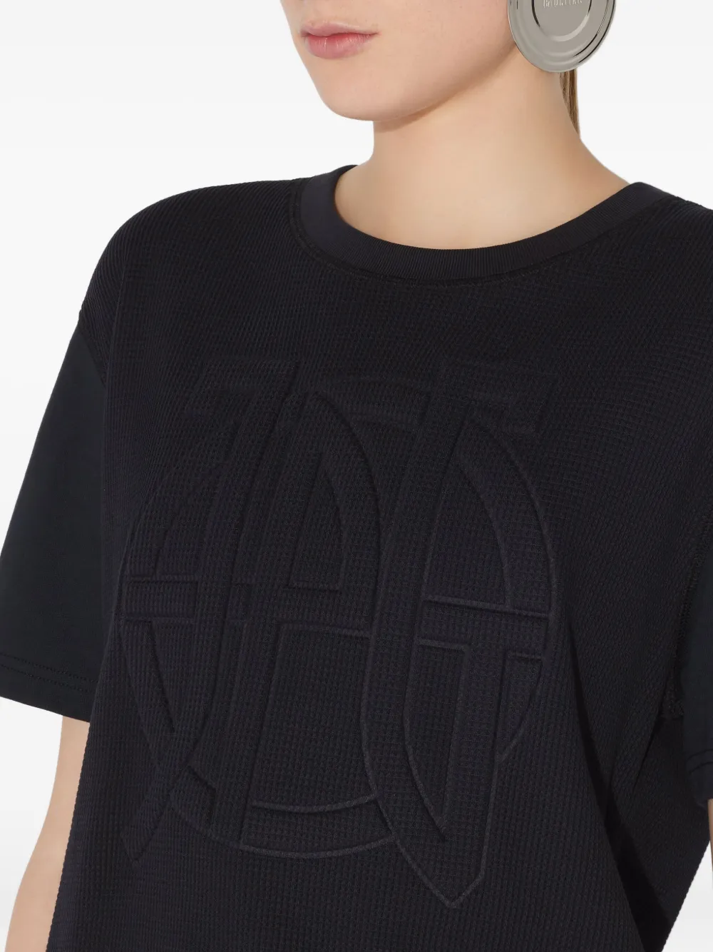 Jean Paul Gaultier Jpg Embroidered T-shirt In Black
