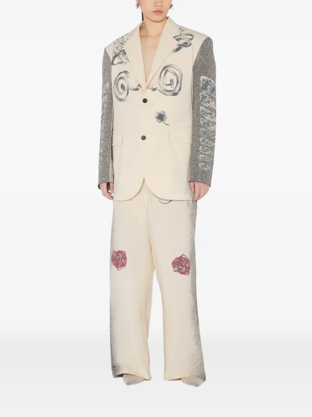 Jean Paul Gaultier Multi-Tattoo printd blazer | Blazers | Image 2