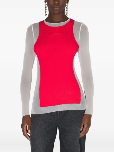 Jean Paul Gaultier t-shirt à design superposé