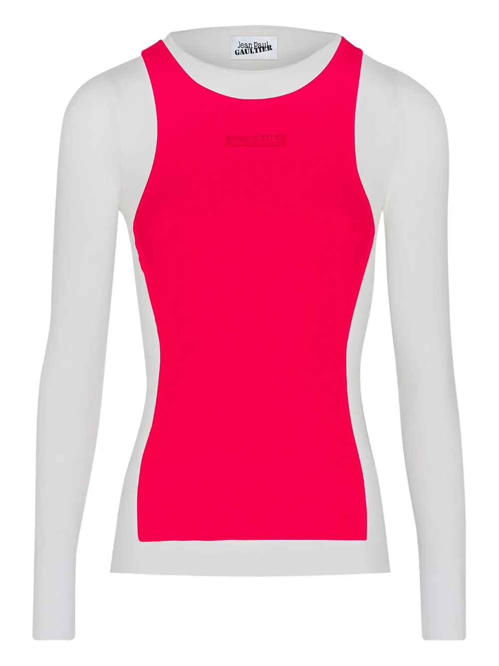 Jean Paul Gaultier playera a capas | rojo | Image 1