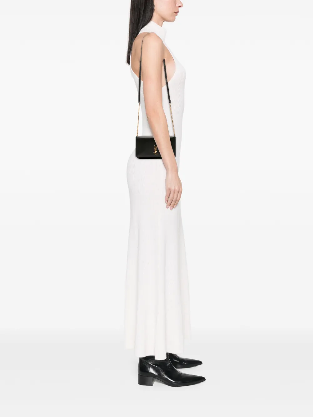 Saint Laurent Pre-Owned 2021 Leather Monogram Cassandre Phone Holder crossbody bag | Pre-Owned | Image 2