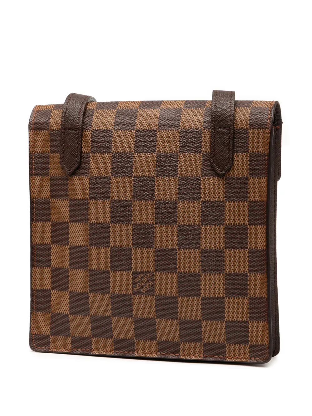 Pre-owned Louis Vuitton 1998 Damier Ebene Pimlico Crossbody Bag In Brown