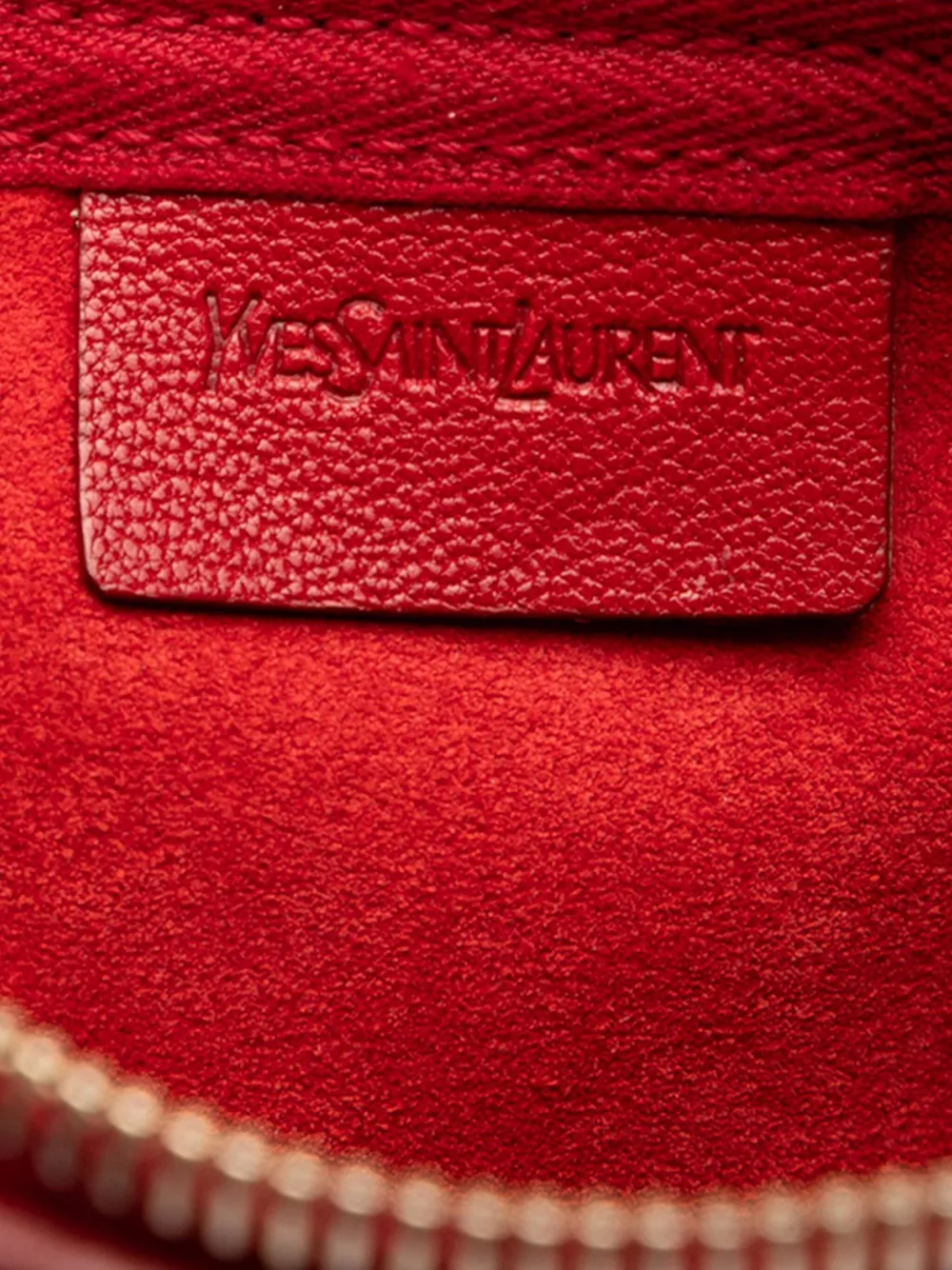 Pre-owned Saint Laurent 2000-2012 Patent Leather Satchel In Red