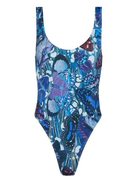 Jean Paul Gaultier butterfly-print swimsuit