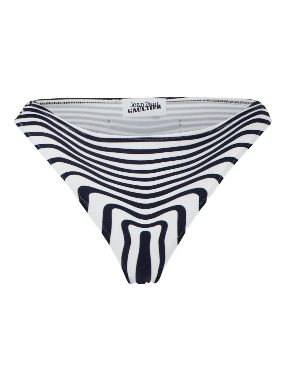 Jean Paul Gaultier Stripes Morphing Bikini Bottom In Multi