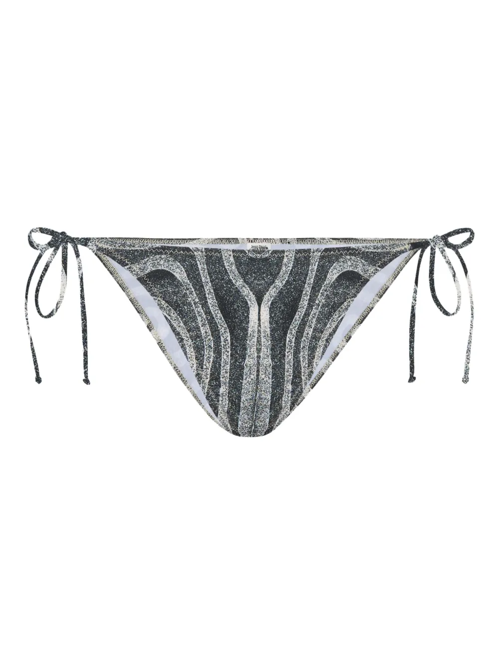 Jean Paul Gaultier Slip bikini con stampa - Grigio