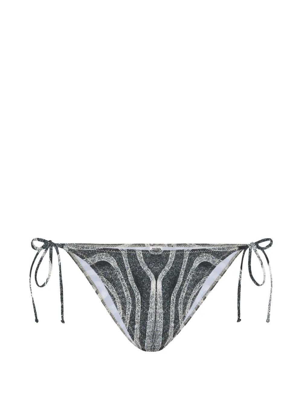 Jean Paul Gaultier Slip bikini con stampa - Grigio