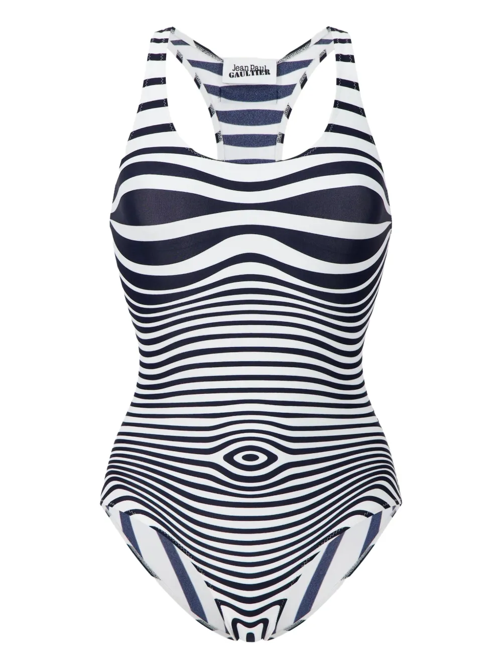 Jean Paul Gaultier striped swimsuit | Blue | Image 1