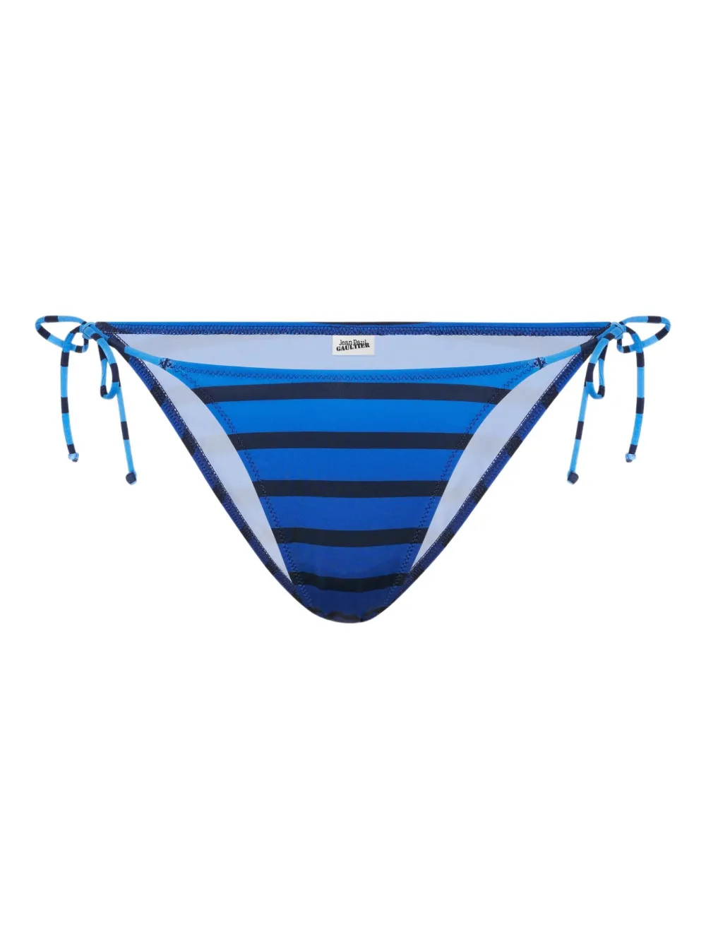 Jean Paul Gaultier Marinière Bikinihöschen mit Print - Blau