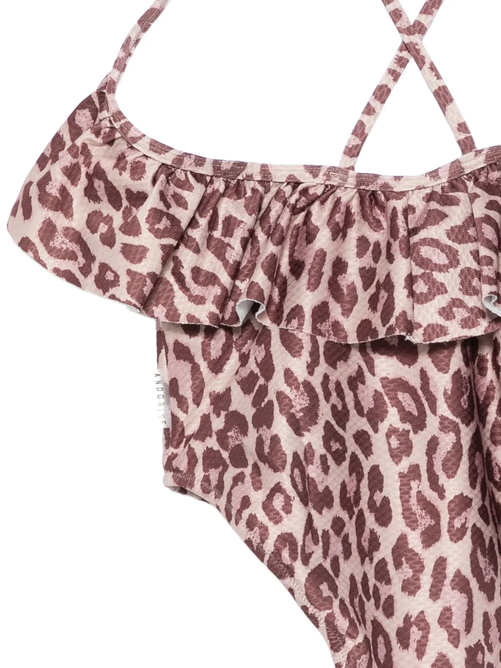 Andorine Badpak met luipaardprint Beige