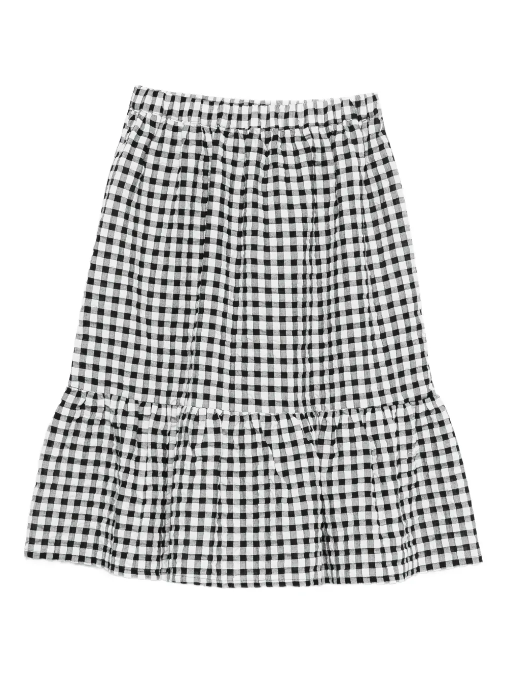 Andorine gingham-pattern ruffled skirt | Casual Skirts | Image 2