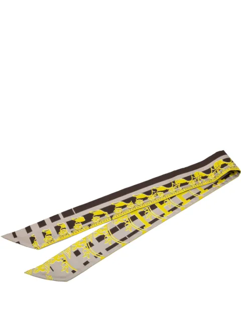 Hermès Pre-Owned foulard 24 Faubourg Ginza 541 Silk Twilly (2000-2025)