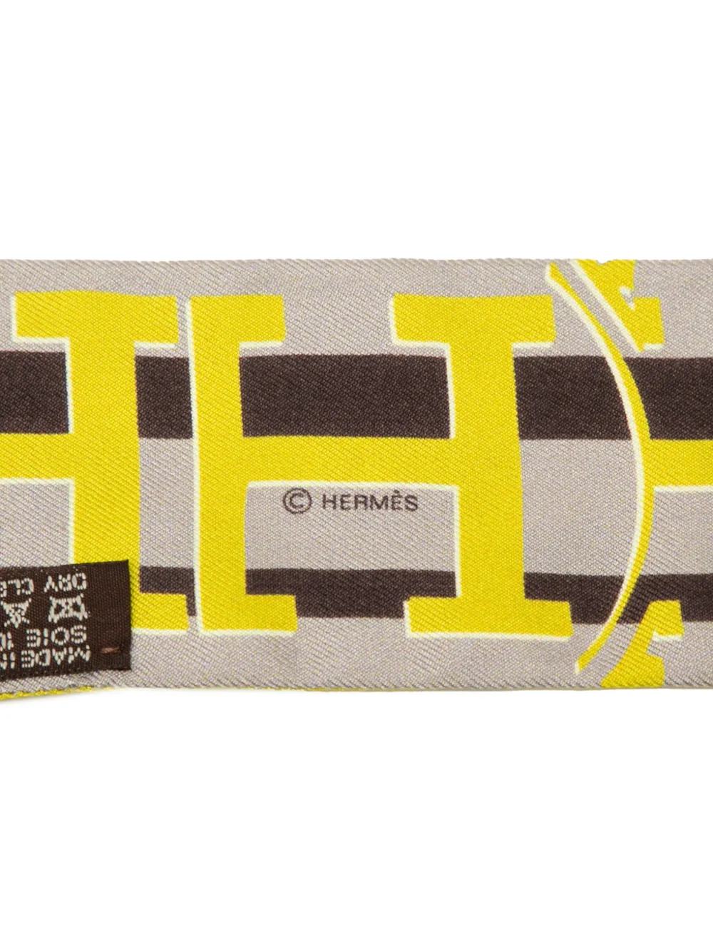 Hermès Pre-Owned mascada 24 Faubourg Ginza 541 Twilly de seda 2000-2025 | Image 2