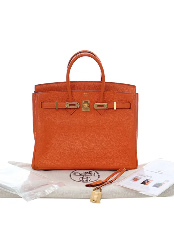 Hermès Pre-Owned Sac à Main Birkin Retourne 25 En Cuir Togo (2014