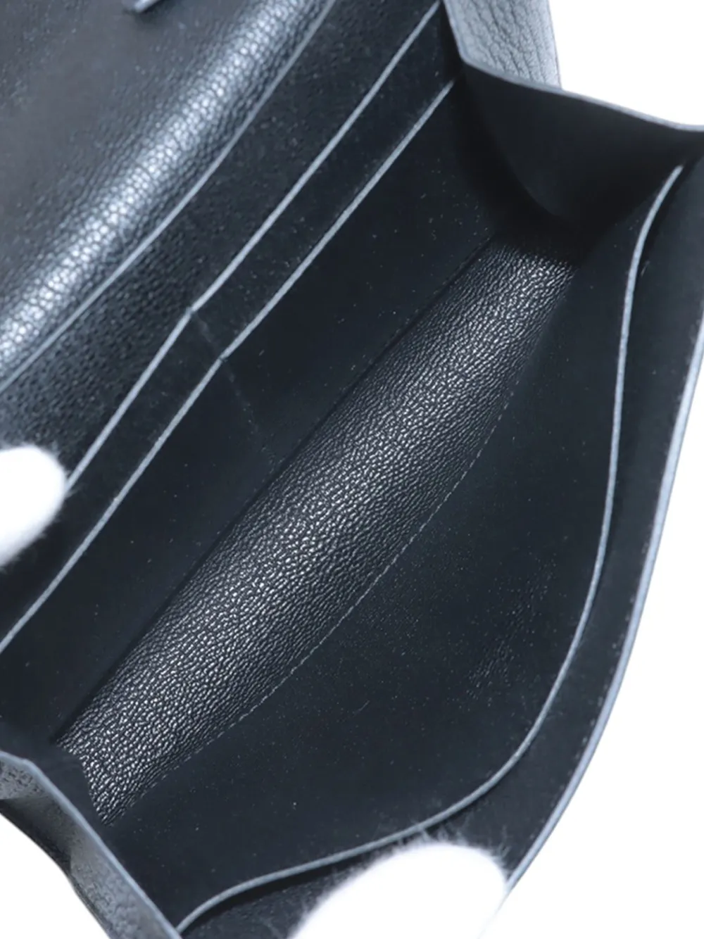 Pre-owned Hermes 2021 Chevre Mysore Clic 16 Crossbody Bag In Black