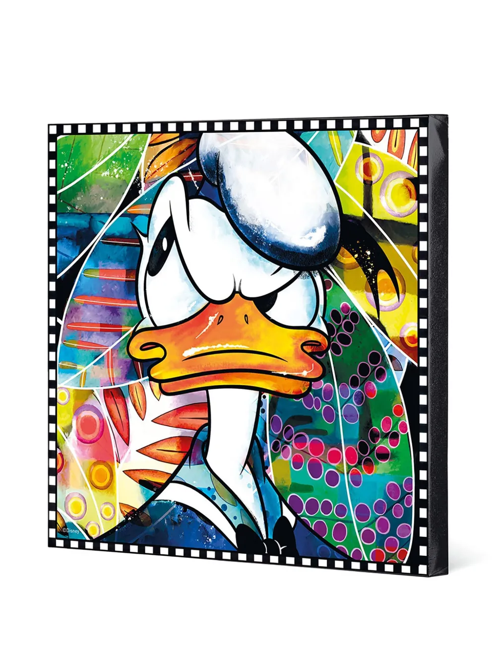 Egan Donald Duck Painting (70cm X 70cm) In Blue