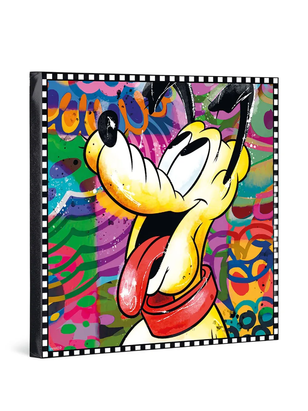 EGAN Pluto Forever & Ever painting (70cm x 70cm) | Yellow | Image 1