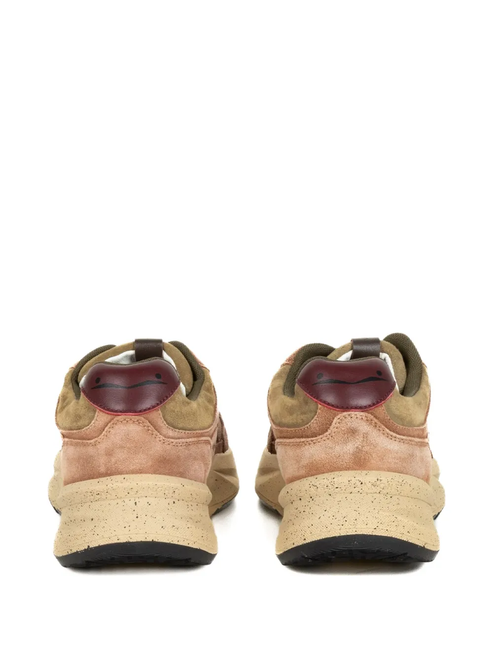 Voile Blanche Sneakers met vlakken Bruin