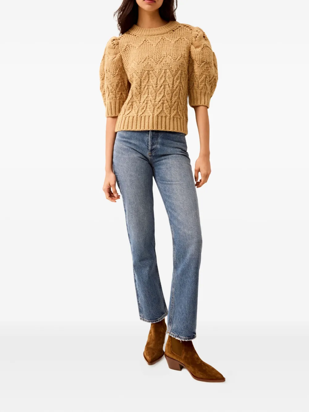 Marie Oliver Vayda Sweater In Brown