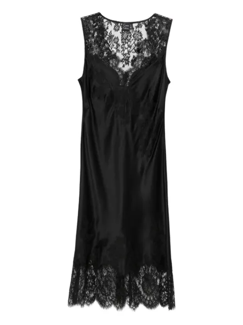 Carine Gilson lace V-neckline slip dress