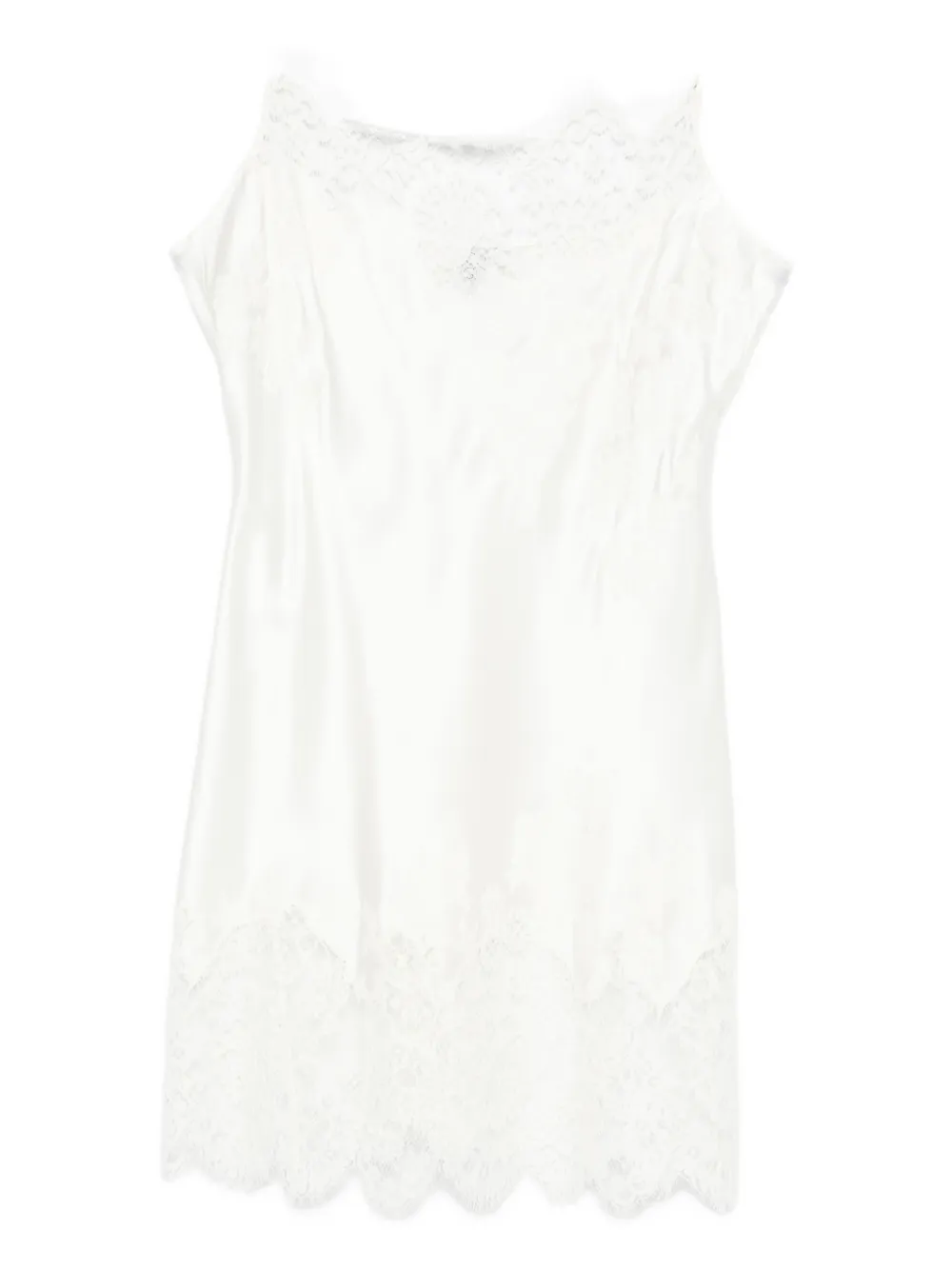 Carine Gilson Camisole-Top mit geradem Ausschnitt - Weiß