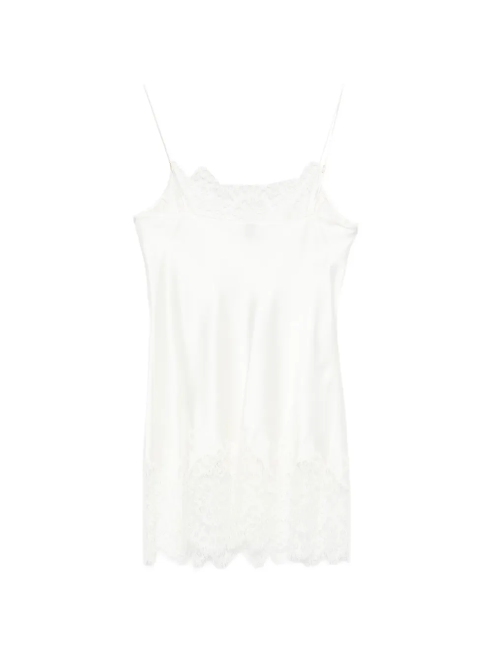 Lace Straight-Neckline Slip