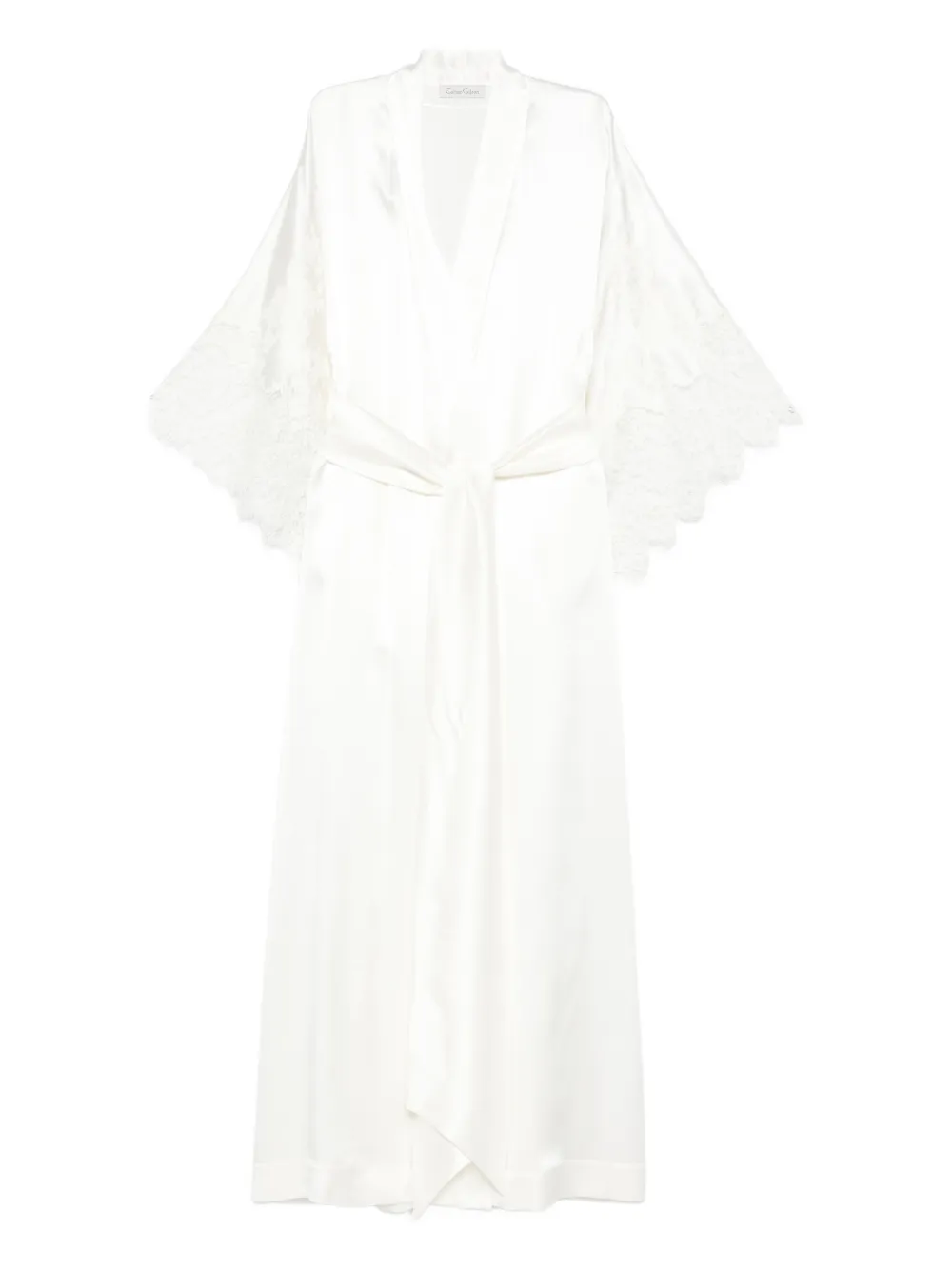 Carine Gilson Morgenmantel aus Spitze - Weiß