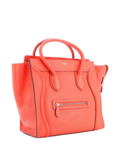 Celine Pre-Owned Luggage Bag Grainy Leather Mini tote bag