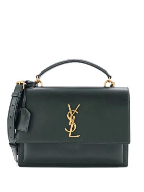 Saint Laurent Pre-Owned Sunset Top Handle Leather Medium shoulder bag