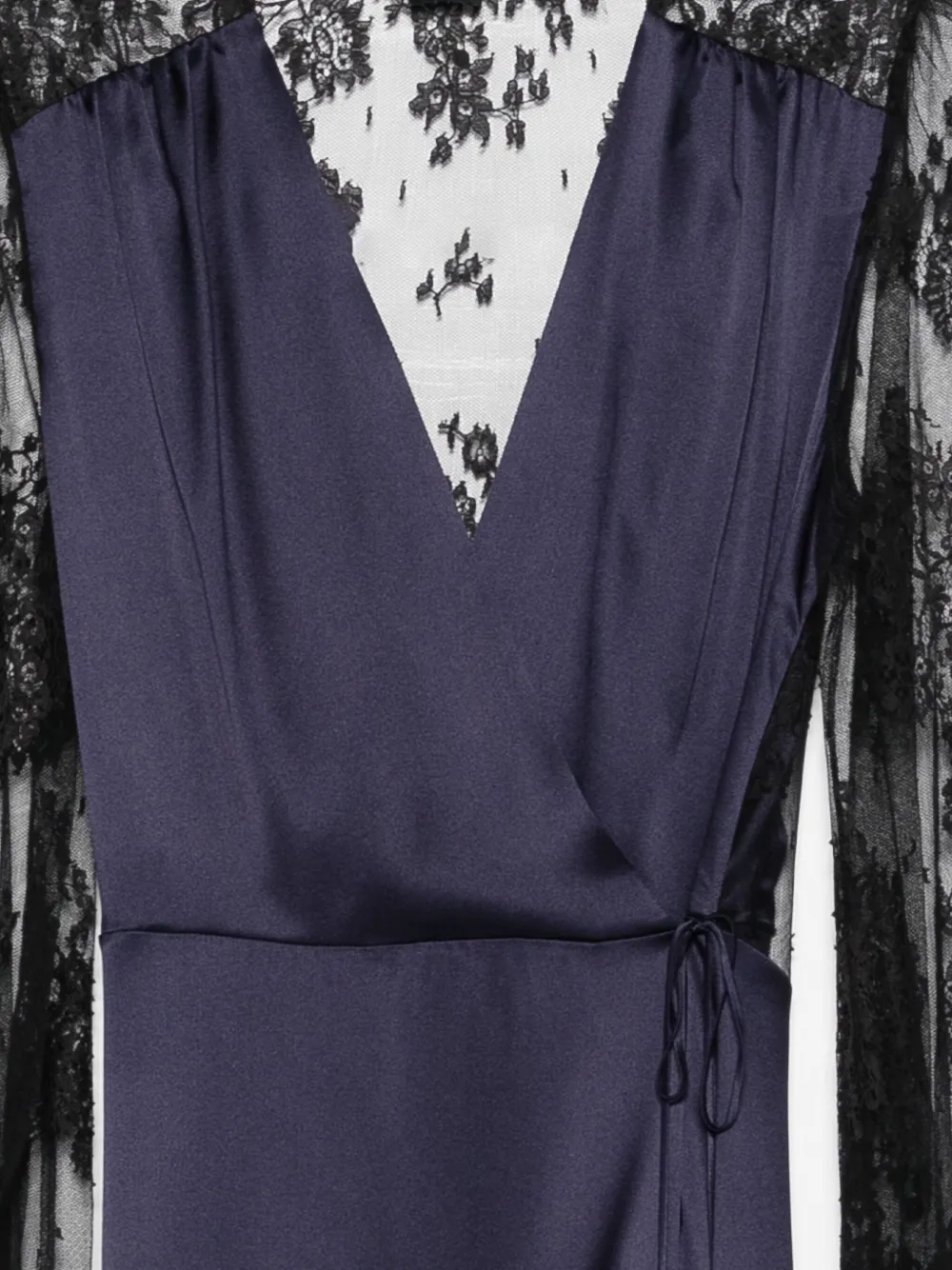 Carine Gilson Nachthemd met kant Blauw