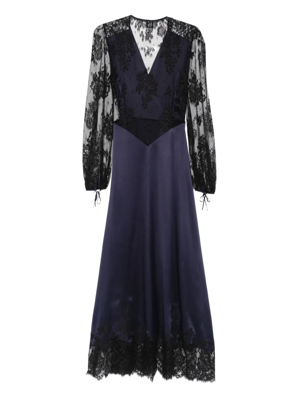 Carine Gilson Nachthemd met kant Blauw