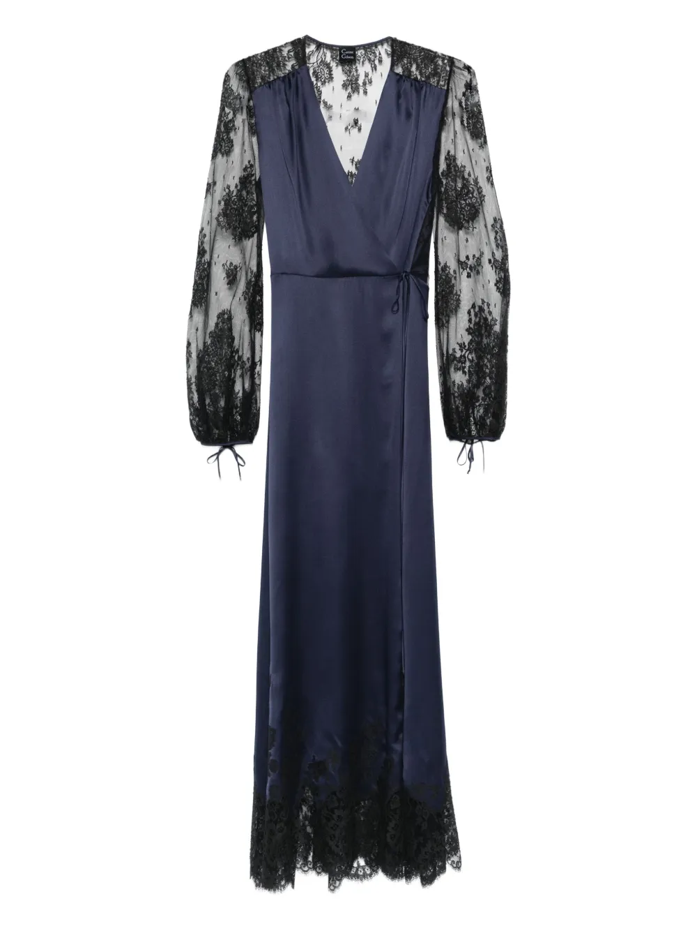 Carine Gilson Nachthemd mit Spitze - Blau