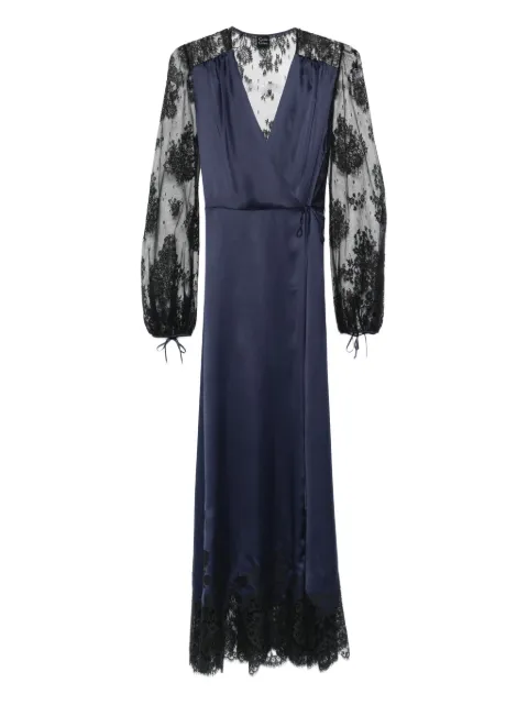 Carine Gilson lace-detail silk nightdress