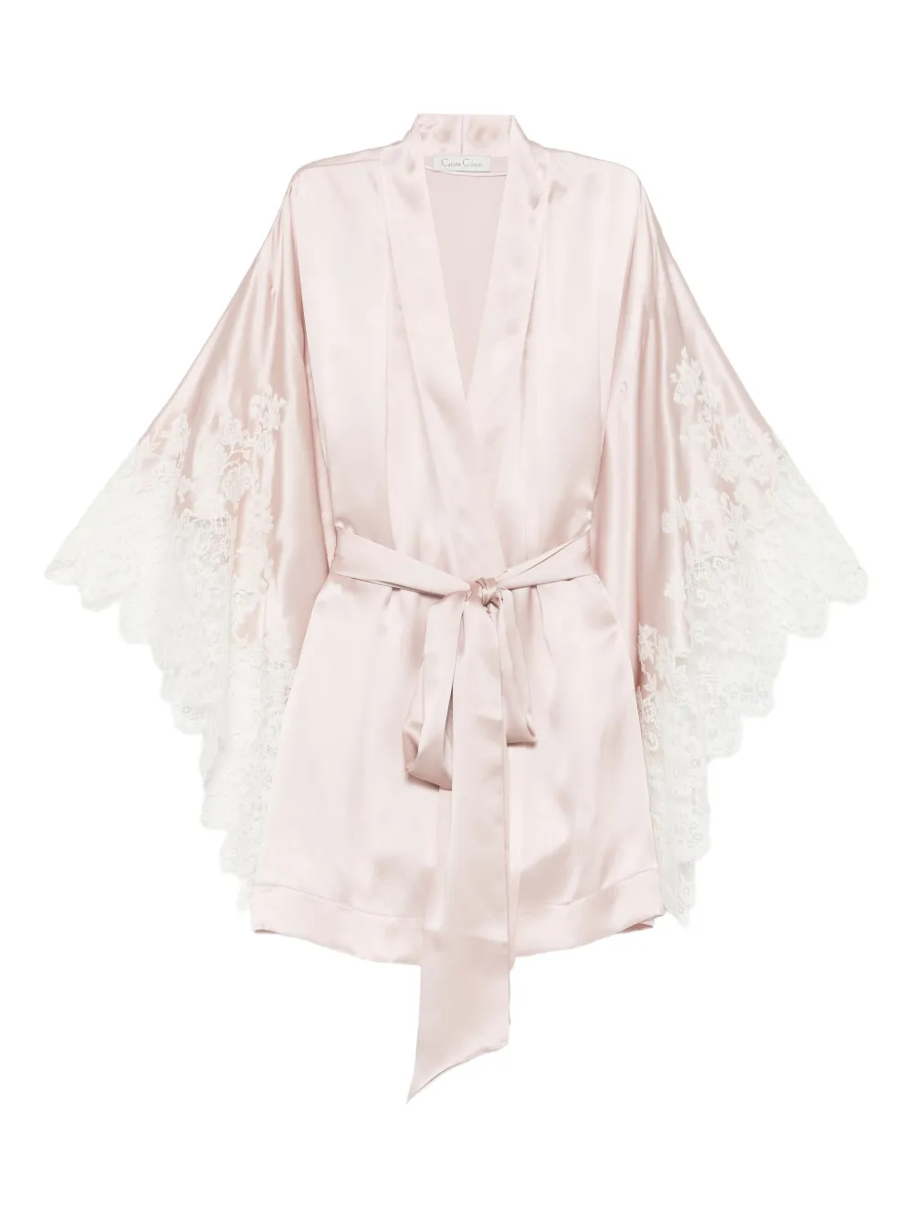 Carine Gilson Seil mit Spitzeneinsatz - Rosa