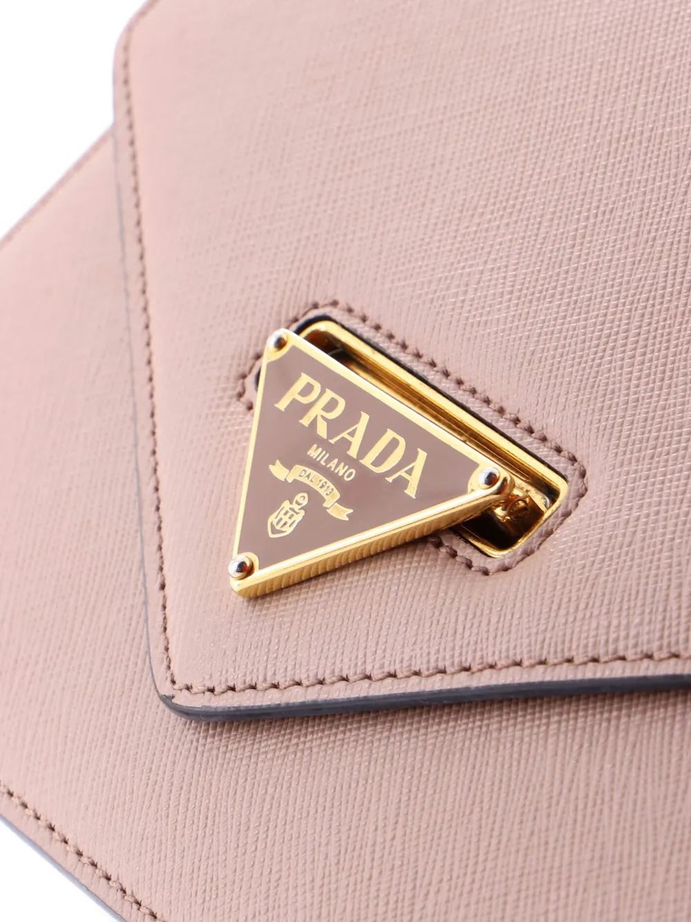Envelope Flap Chain Shoulder Bag Saffiano Leather Small Crossbody Bag