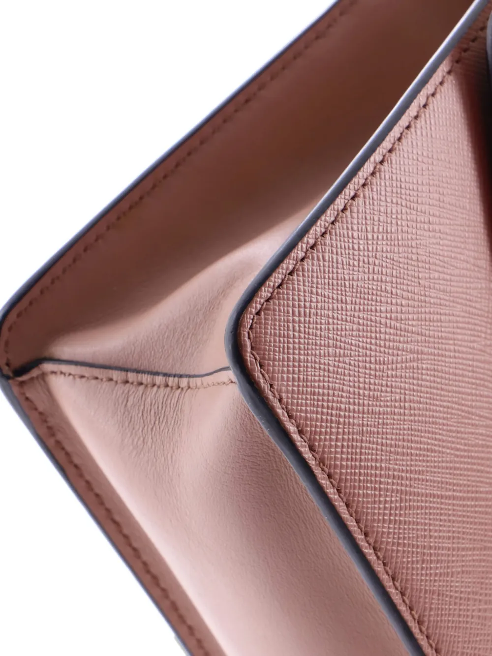 Envelope Flap Chain Shoulder Bag Saffiano Leather Small Crossbody Bag
