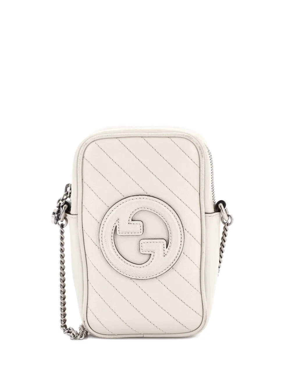 Gucci Pre-Owned Blondie NM Diagonal Quilted Leather Mini crossbody bag