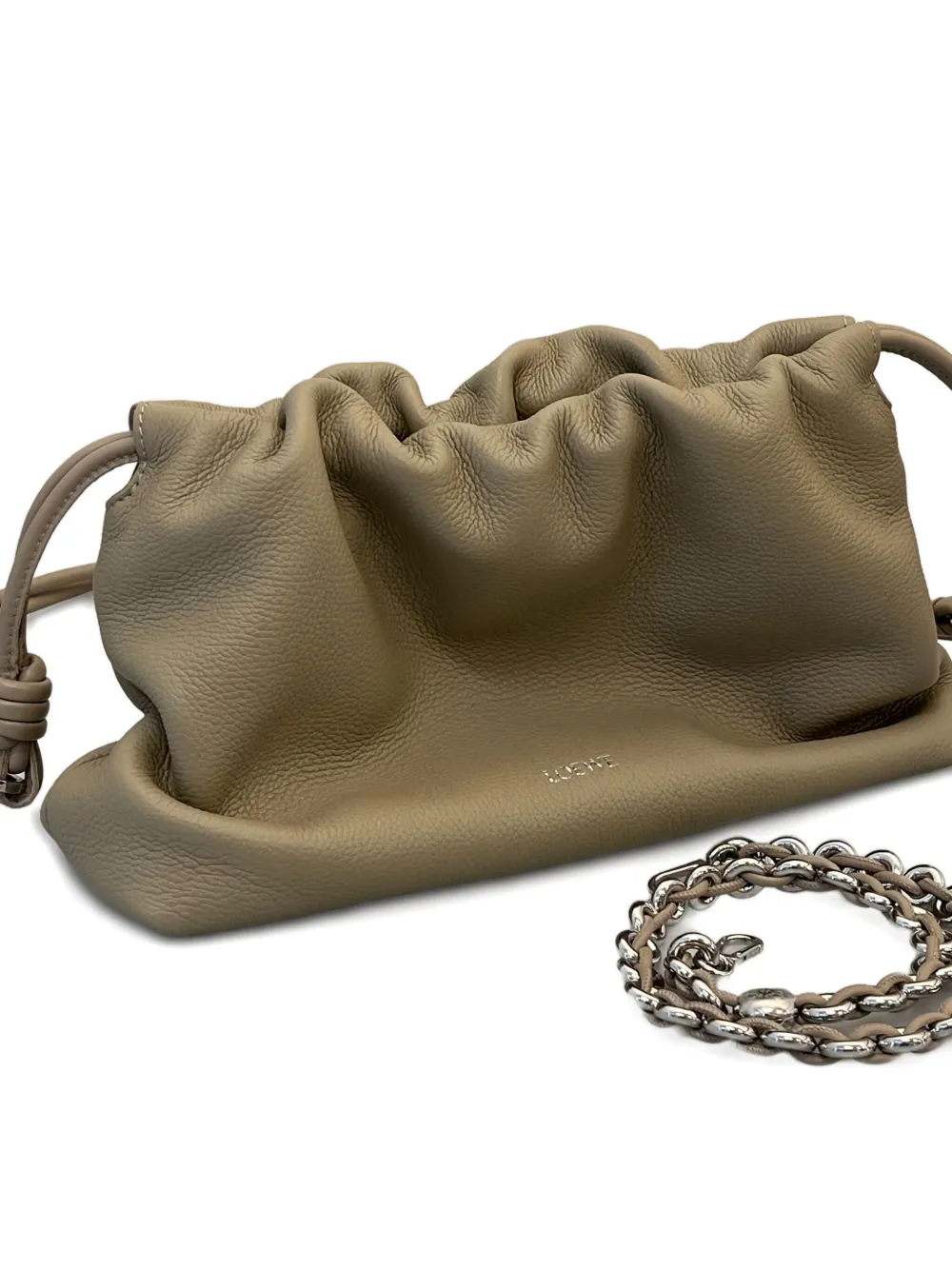 LOEWE Flamenco medium clutch - Beige