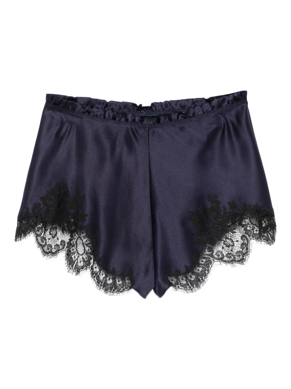 Lace-Detail Pyjama Shorts