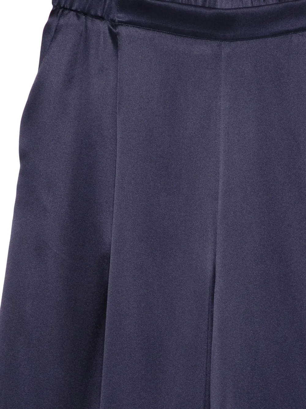 Carine Gilson Satijnen pyjamabroek met wijde pijpen Blauw