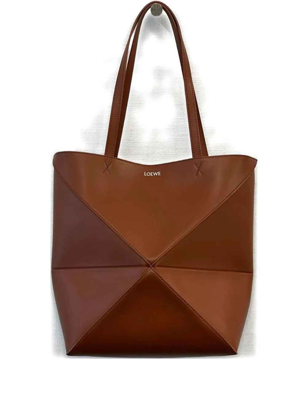 LOEWE medium Puzzle Fold shoulder bag - Marrone