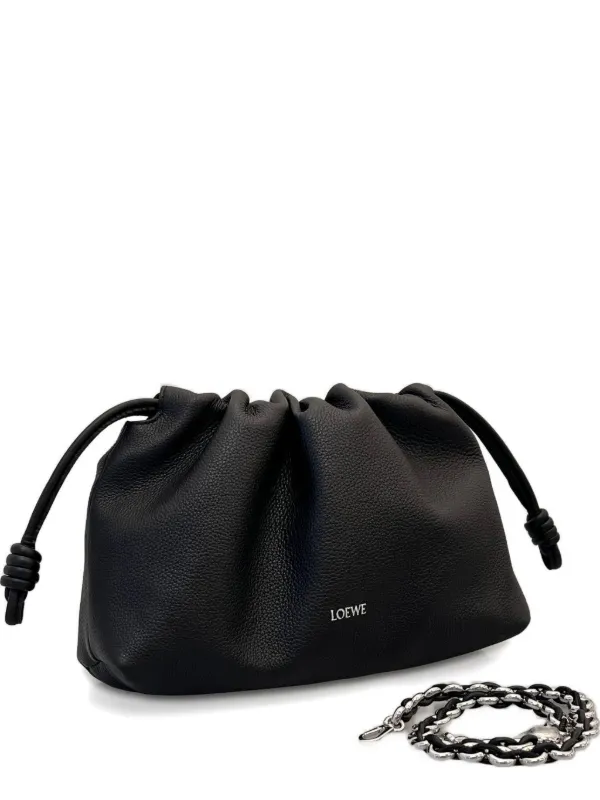 LOEWE フラメンコ クラッチバッグ M | ブラック | FARFETCH JP