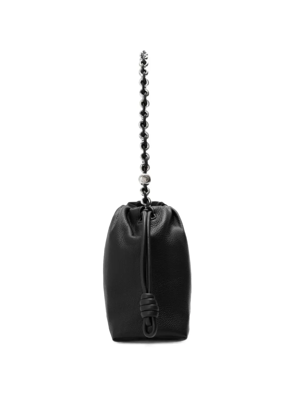 LOEWE Medium Flamenco portemonnee van fijnbewerkt kalfsleer Zwart