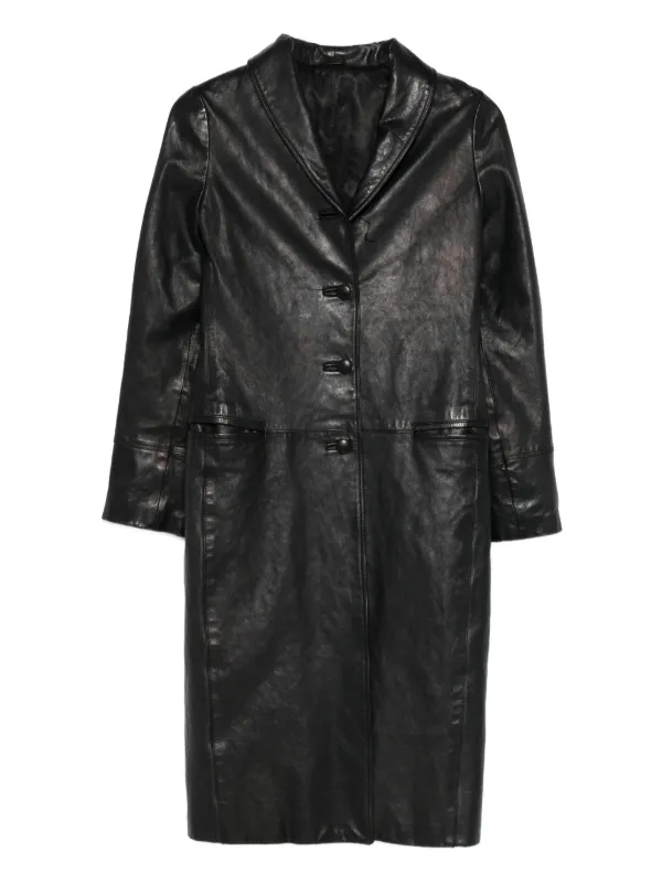 gigliコート Romeo Gigli Pre-Owned 1996-1997 ボタン コート | ブラック | FARFETCH JP