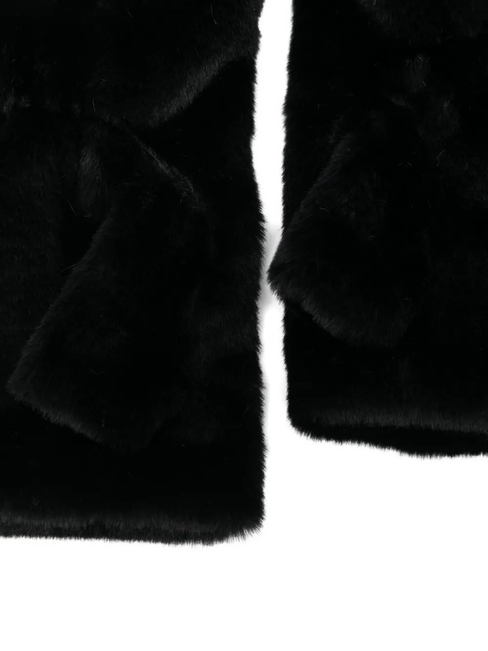 Alpo Faux-fur Gloves In Black