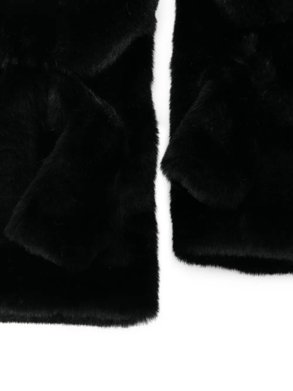 Alpo Handschoenen van imitatiebont Zwart