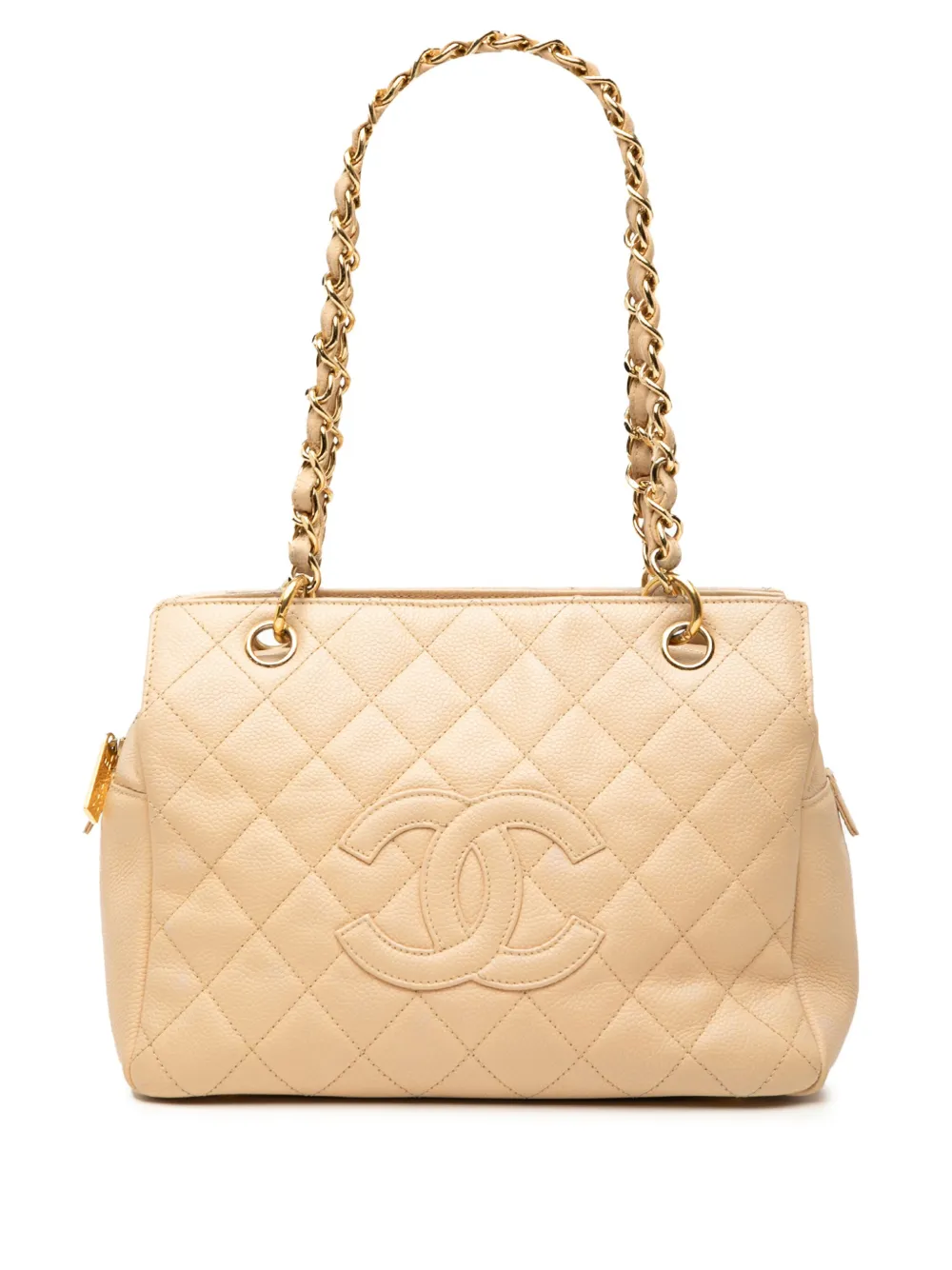 CHANEL Pre-Owned 2008-2009 Petite Caviar Timeless tote bag | Brown | Image 1