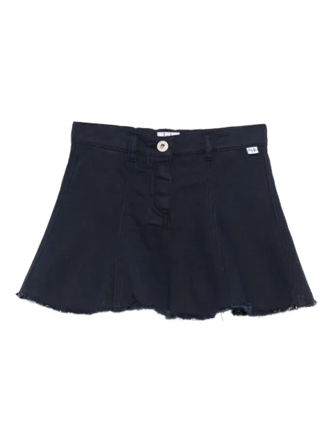 Il Gufo frayed-hem skirt