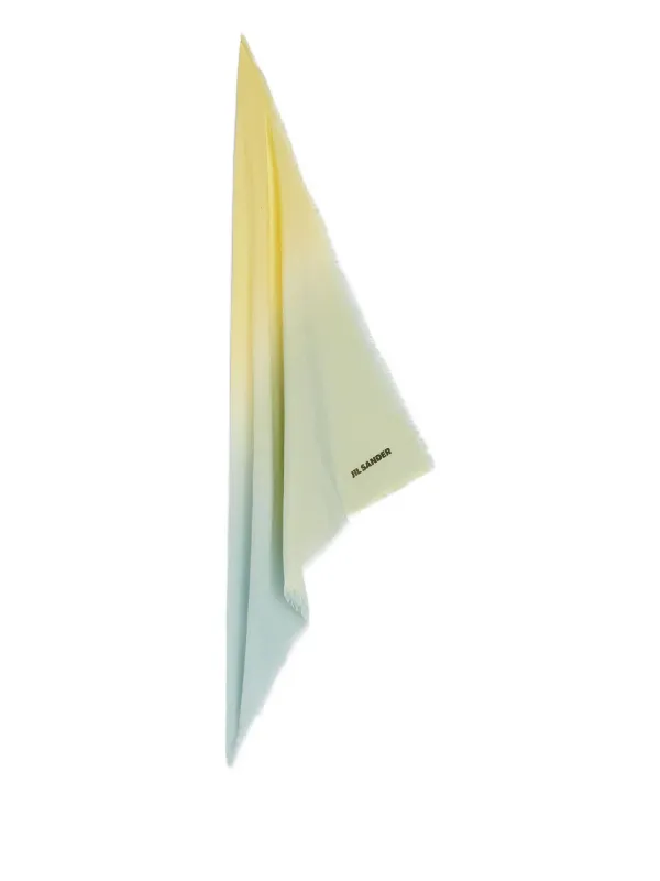 Jil Sander グラデーション スカーフ | イエロー | FARFETCH JP