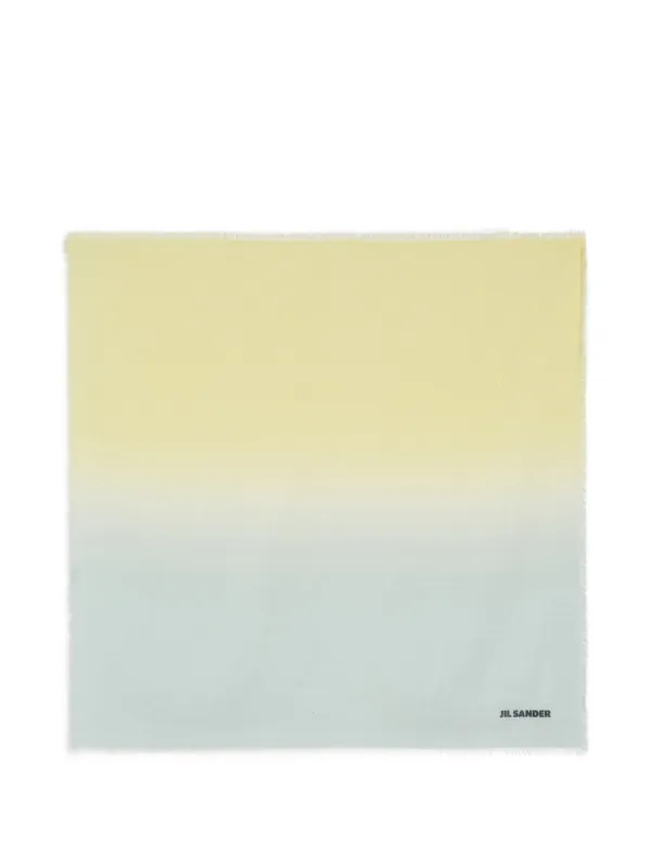 Jil Sander グラデーション スカーフ | イエロー | FARFETCH JP